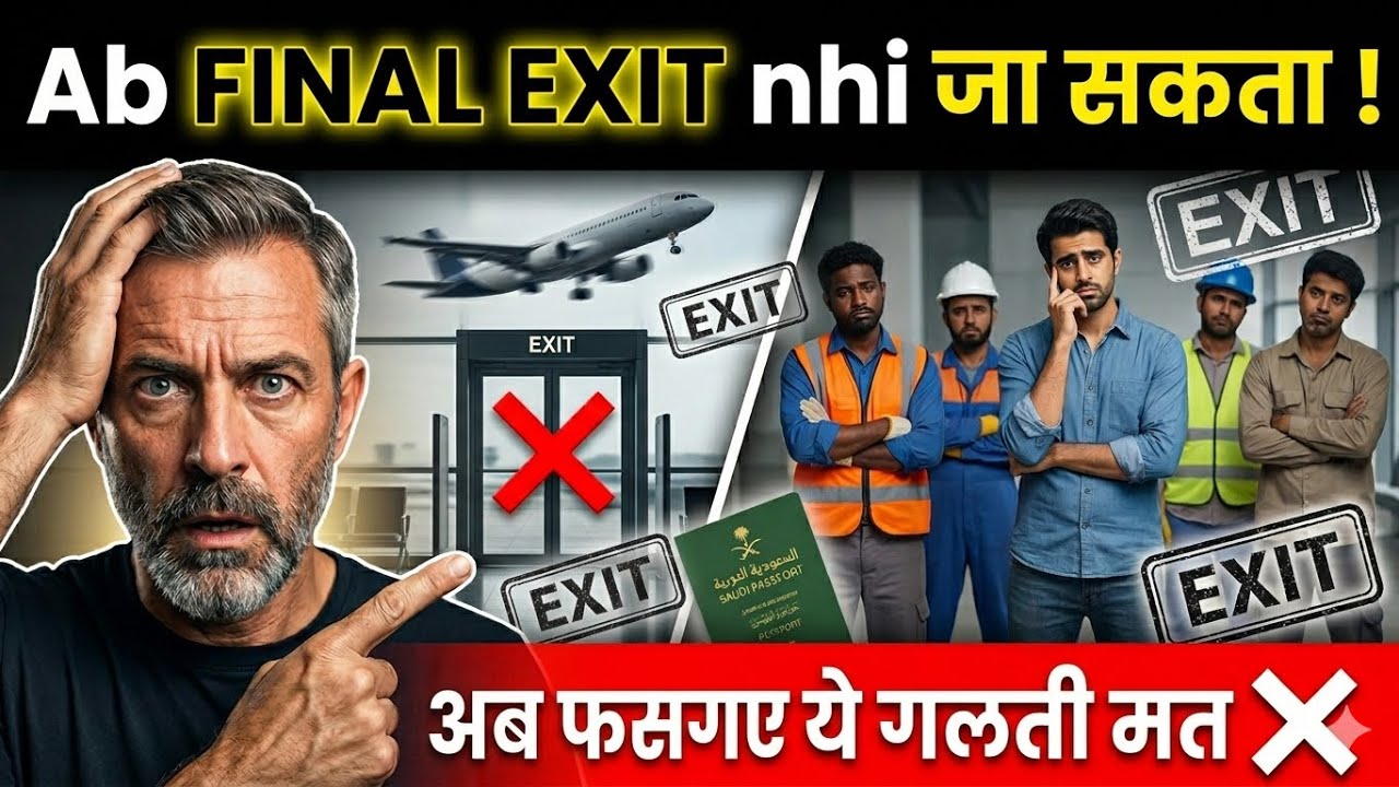 अब घर जाने पे lifetime ban | Final exit reentry ban Saudi Arabia 🇸🇦 