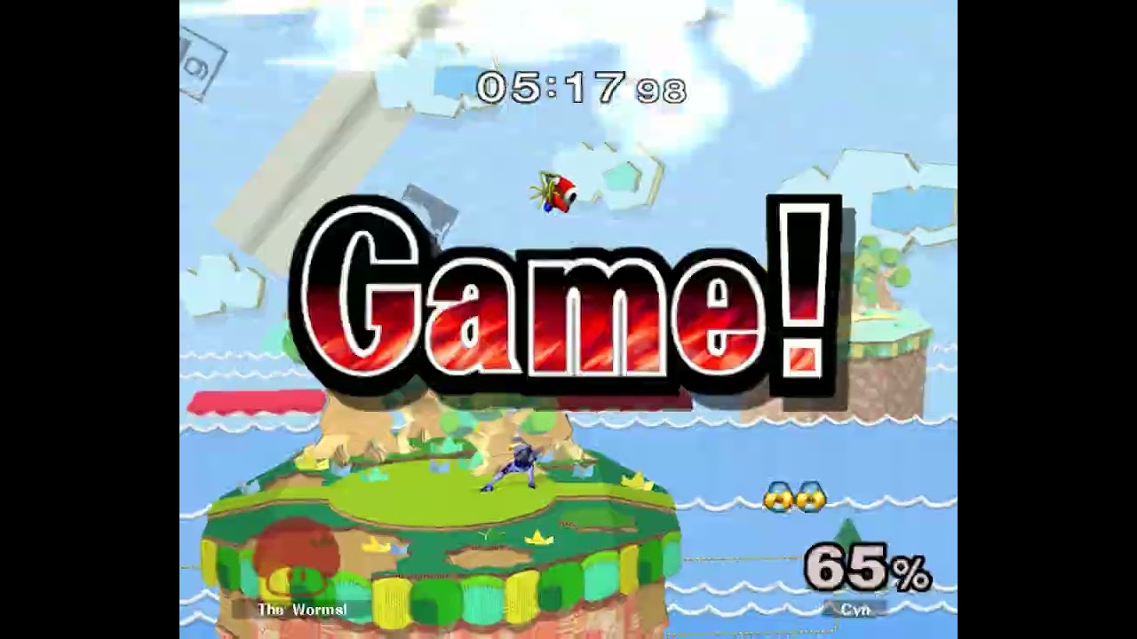 Supermoon – LR5 – Cyn ⟮Sheik, Zelda⟯ vs The Worms! ⟮Peach⟯