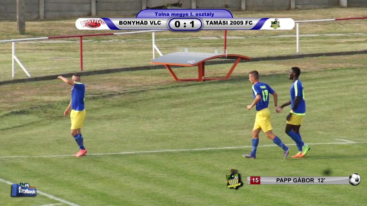 BONYHÁD VLC - TAMÁSI 2009 FC      2 - 2 (1 - 1)