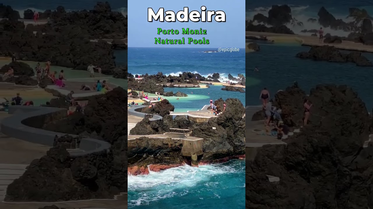 Naturalne baseny Porto Moniz Madera Island