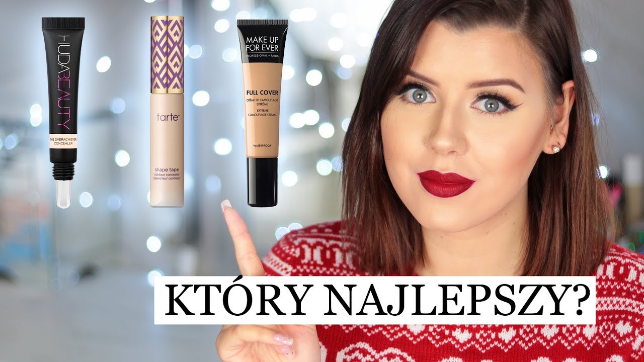 BITWA NAJMOCNIEJ KRYJĄCYCH KOREKTOR&Oacute;W | Huda Beauty, Tarte, Make up for Ever