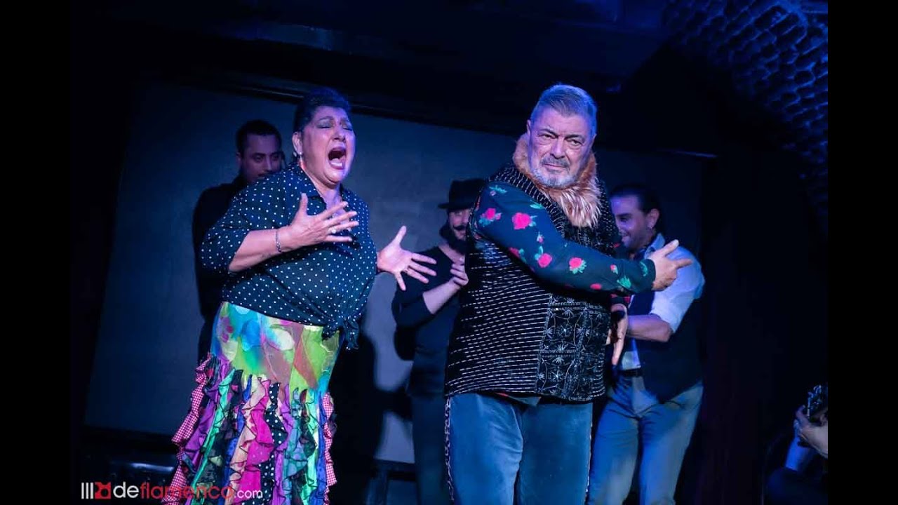 Remedios Amaya canta a Juan Andrés Maya y Antonio Canales en el Tablao La Carmela