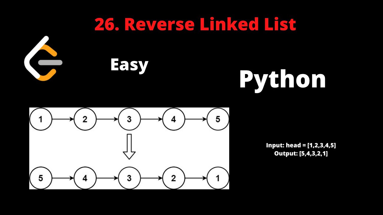 LEETCODE 206 REVERSED LINKED LIST PYTHON