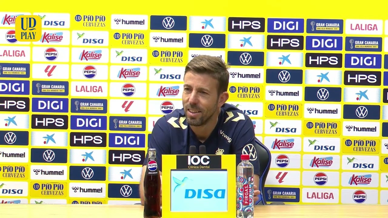 Rueda de prensa de Luis García previa al UD Las Palmas vs Córdoba C.F.  23/01/2026