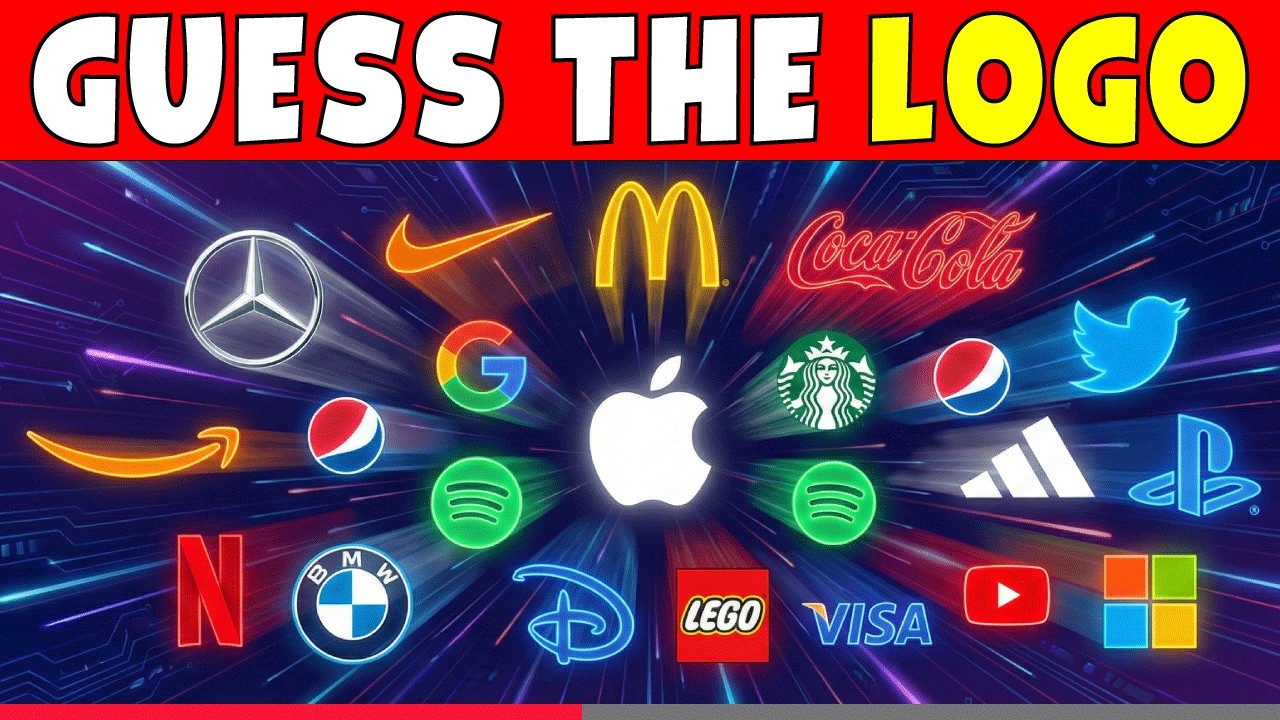 50 Famous Logos Quiz 🌍 Test Your Brand Knowledge!