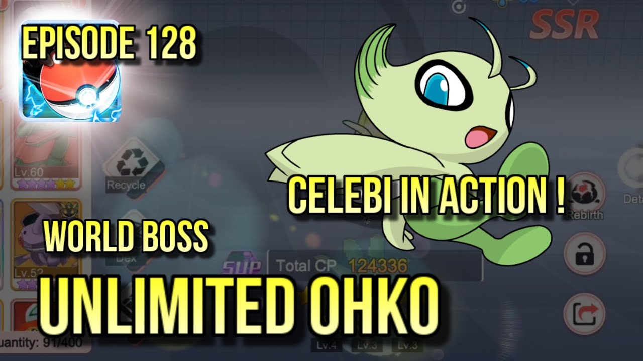 POKEVERSE WORLD GAMEPLAY EPS 128 : WORLD BOSS USE CELEBI, UNLIMITED OHKO BUILD !