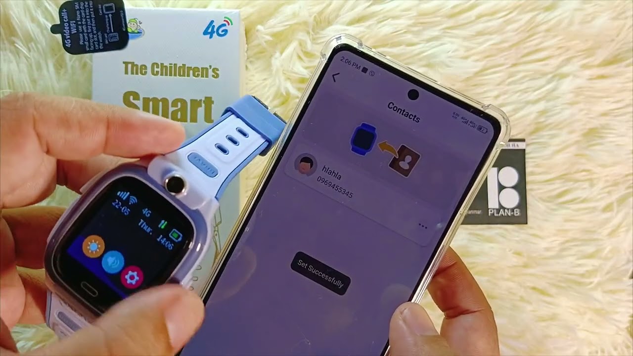 Y66 Kids Gps Watch ချိတ်နည်း