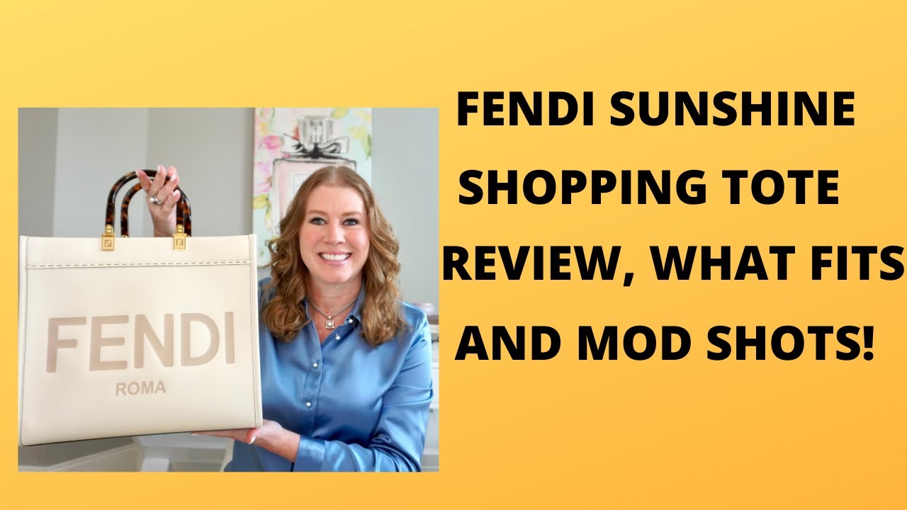 FENDI SUNSHINE SHOPPER TOTE REVIEW!!!