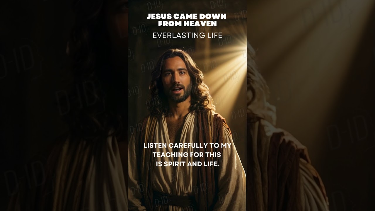 Jesus Came Down from Heaven #jesus #gospel #youtubeshorts #god #bible