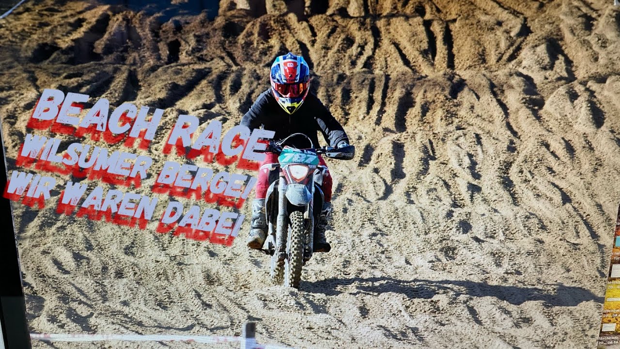 Dirtbiker live beim ersten Highlight des Jahres: Beach Race Wilsumer Berge