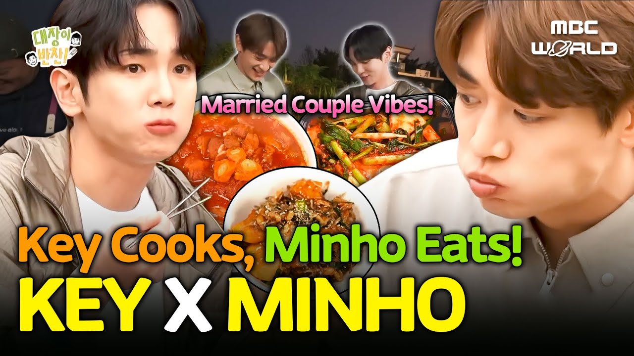 [Sub] SHINee Key x Minho's Couple Chemistry: Korean Meal Cooking & Mukbang! #KEY #MINHO #SHINEE