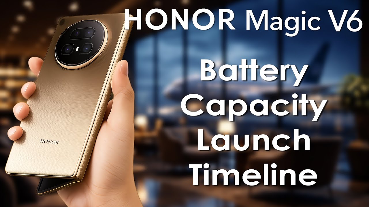 Honor Magic V6 Massive Battery Revealed along with Launch Timeline