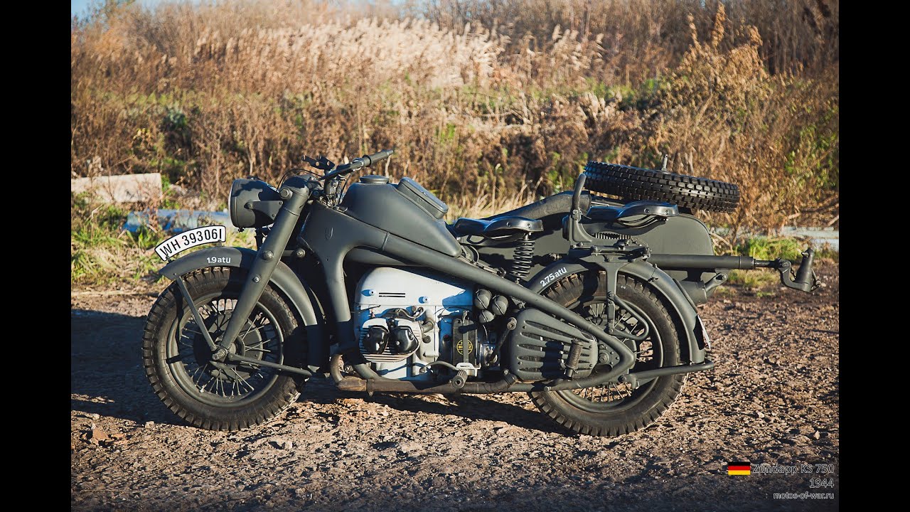 Мото обзор - Zündapp KS 750 (moto review)