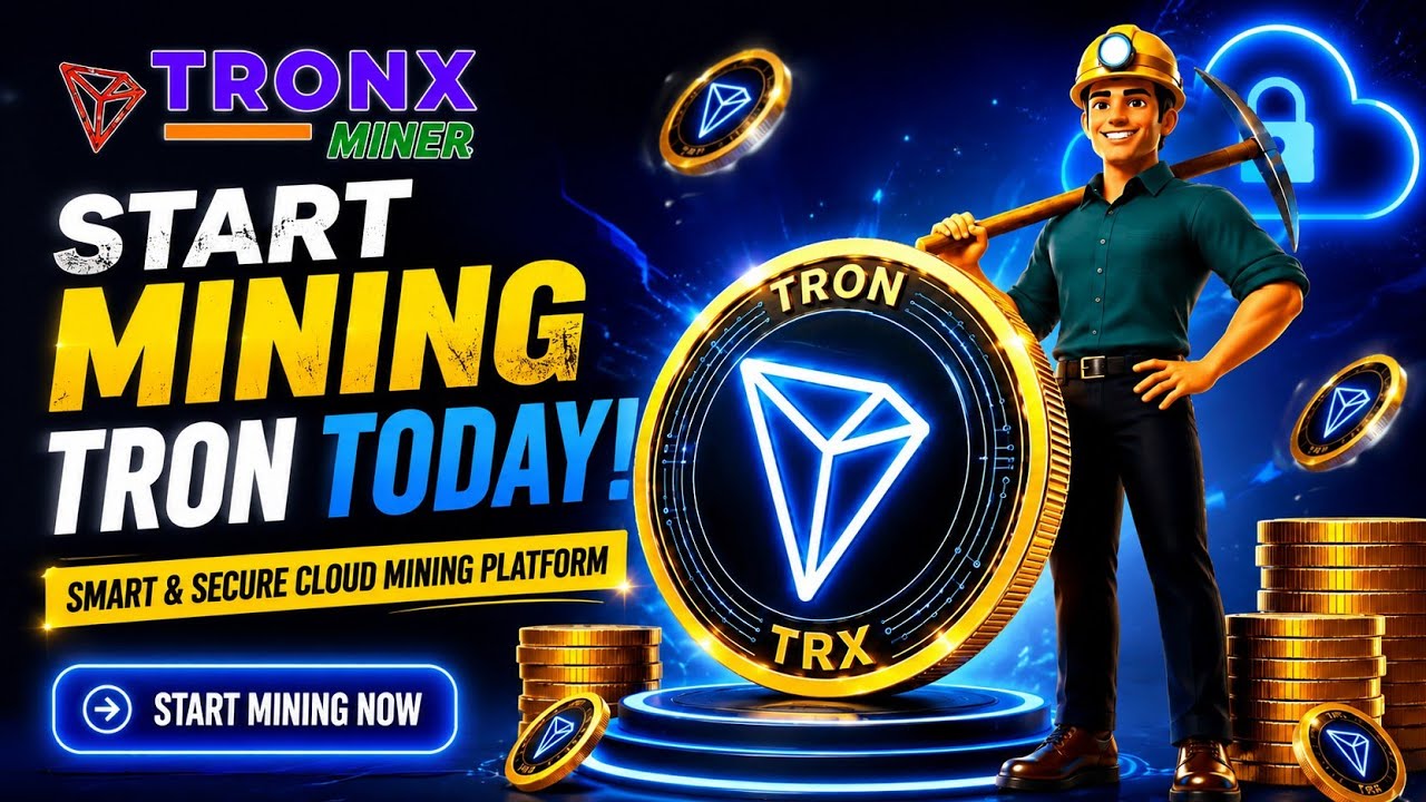 New Free Tron TRX Cloud mining site | cloud mining | crypto mining Free | no need invest