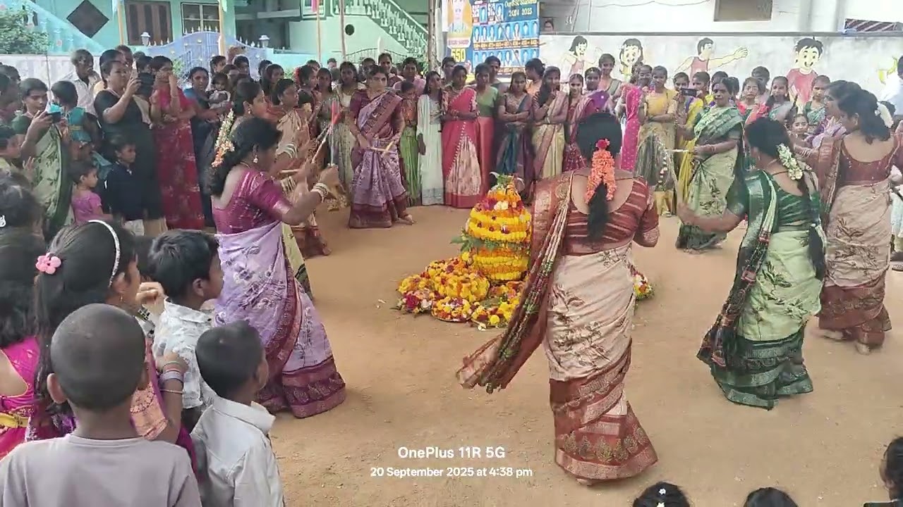 Bhatukamma dance by staff
