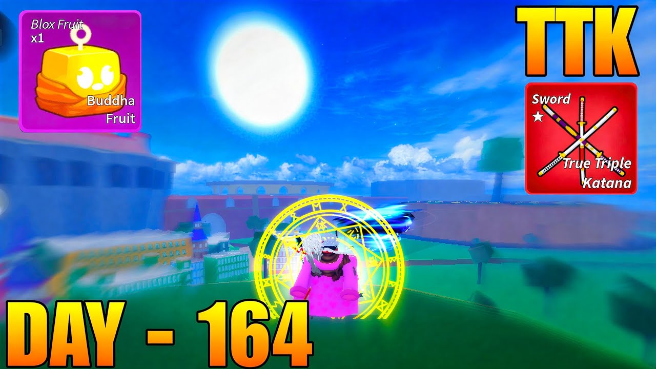 Day - 164 Buddha + TTK + Ghoul V4 Spam Bounty Hunting | Blox Fruits Roblox 