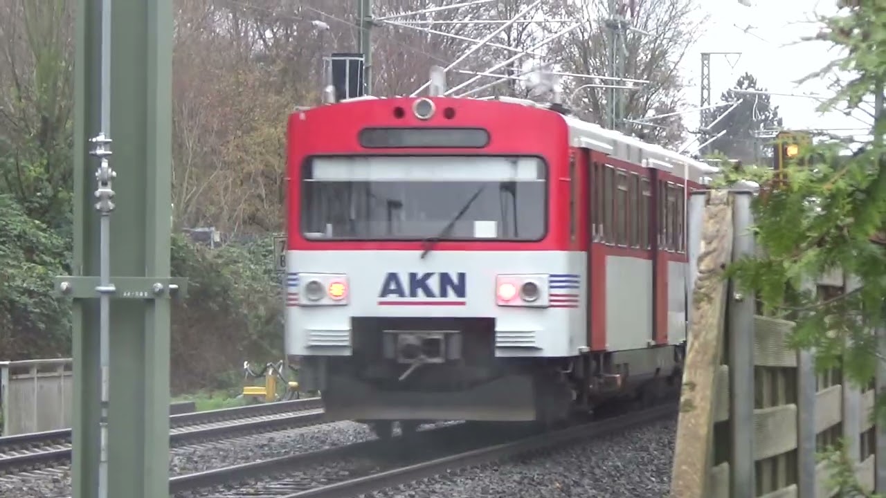 VTA-Triebwagen unter Fahrdraht – AKN-Linie A1 zwischen Eidelstedt und Burgwedel