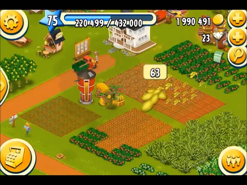Hay Day Farm - Wheating for Gold.