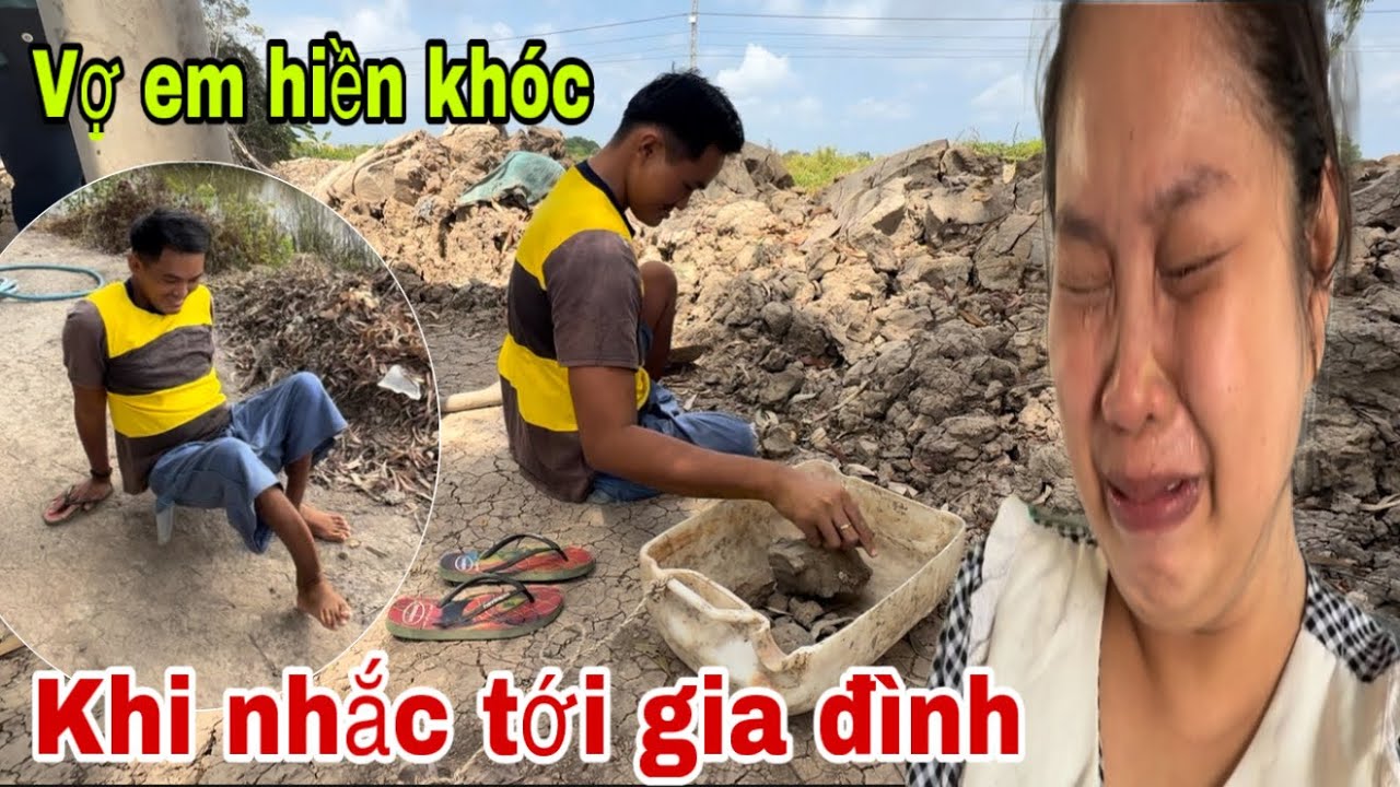 Vợ em hiền khóc khi nói tới gia đình chàng trai đi 4 chân 