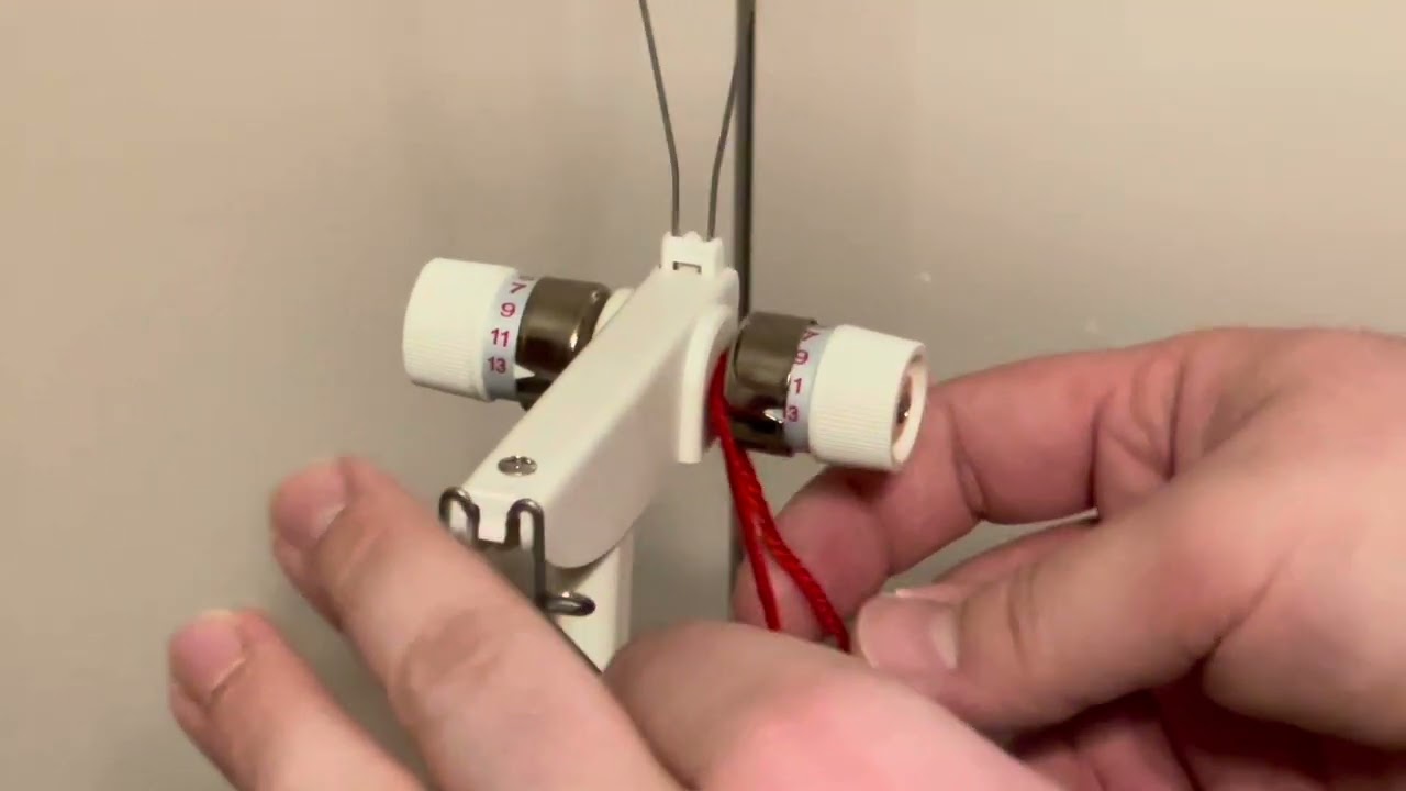 A Quick Beginners Guide To Threading Up & Setting The Yarn Tension On The Silver Reed LK150