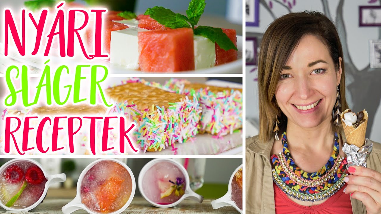 A 🌞 Nyár Sláger Receptjei 🍹2. rész!!! | Vendég: Csizmadia Gabriella - INSPIRACIOK.HU | Csorba Anita