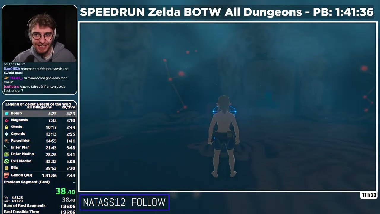 🔴SPEEDRUN Zelda Botw ALL DUNGEONS🔴