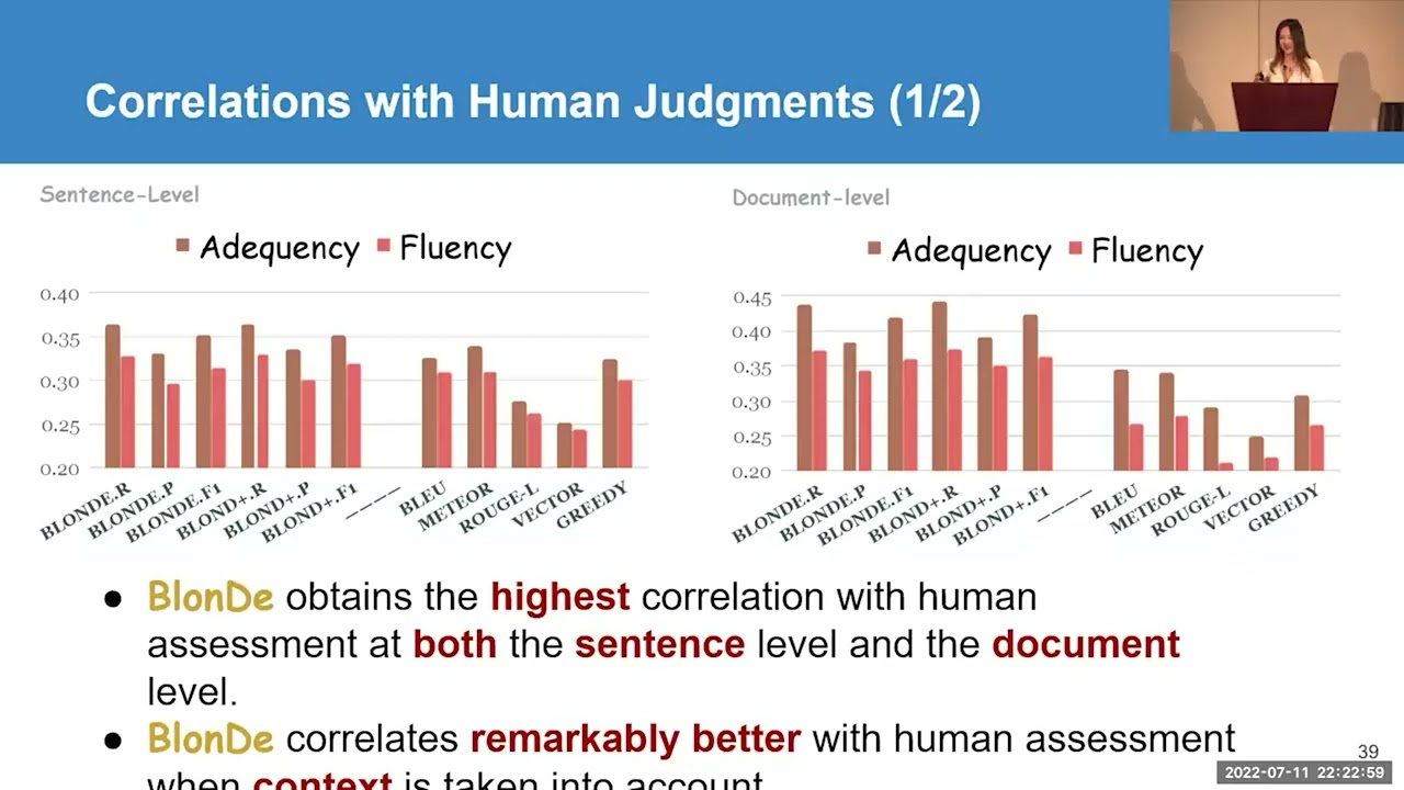 BlonDe: An Automatic Evaluation Metric for Document-level Machine Translation [NAACL 2022]