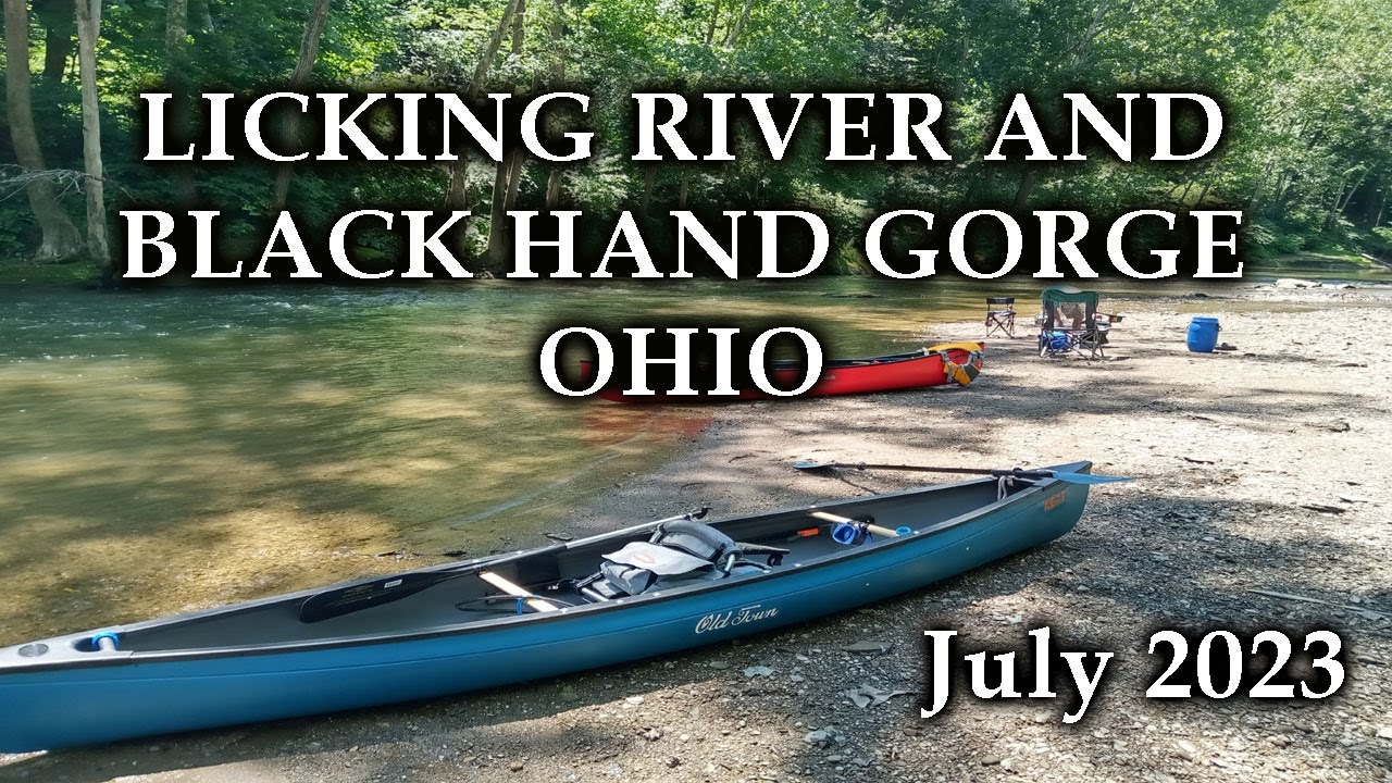 Licking River Canoe Trip - Black Hand Gorge, Ohio