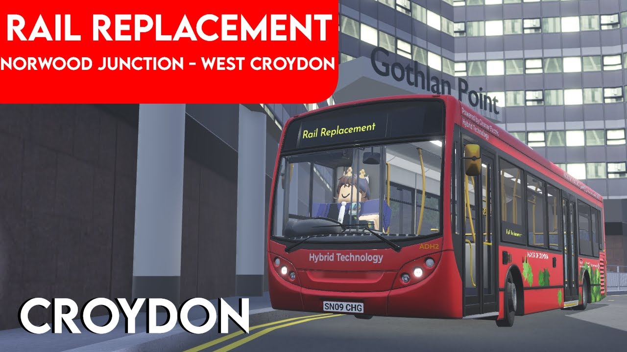 Roblox Croydon | Rail Replacement NJ - WC | Enviro200 Hybrid | SIM SERVER