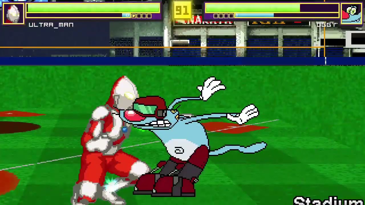 MUGEN: Ultraman VS Oggy (Requested)