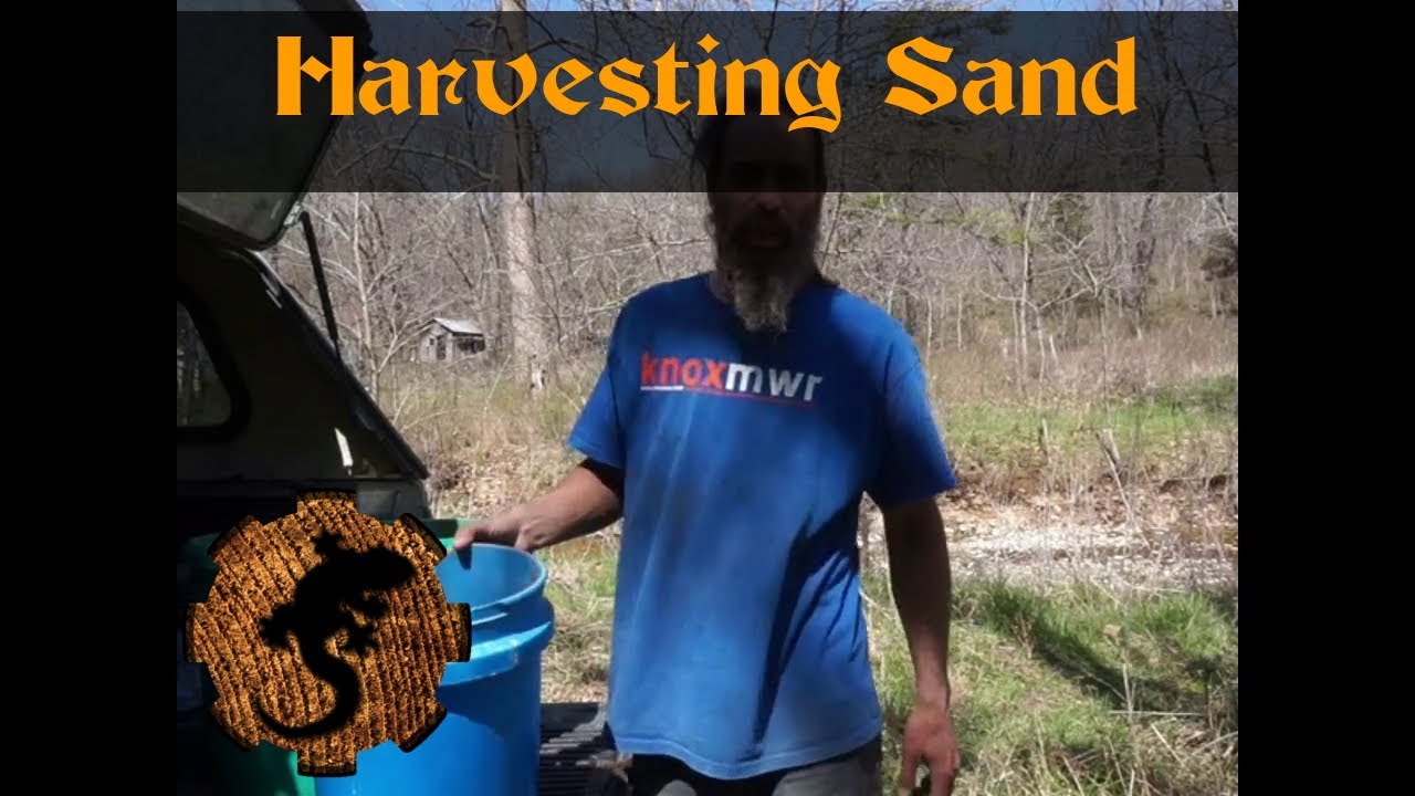 Harvesting Sand: How I do it and what it's for
