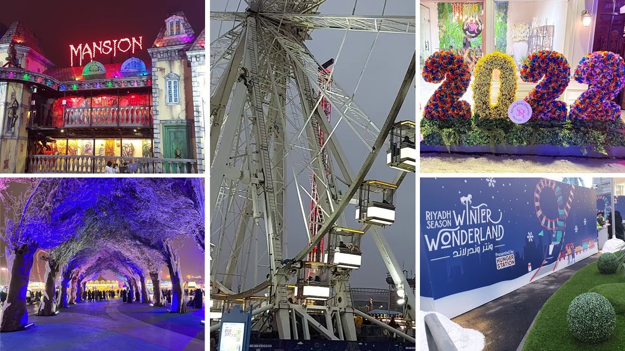 New Year 2022 at Winter Wonderland, Riyadh, Saudi Arabia