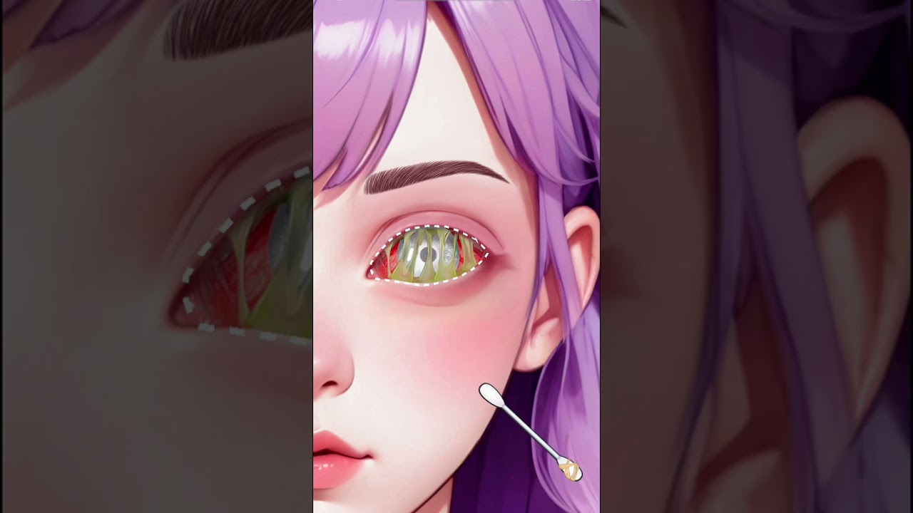 Satisfying Skincare ASMR Game #1 #bawalhunter #games #tretment