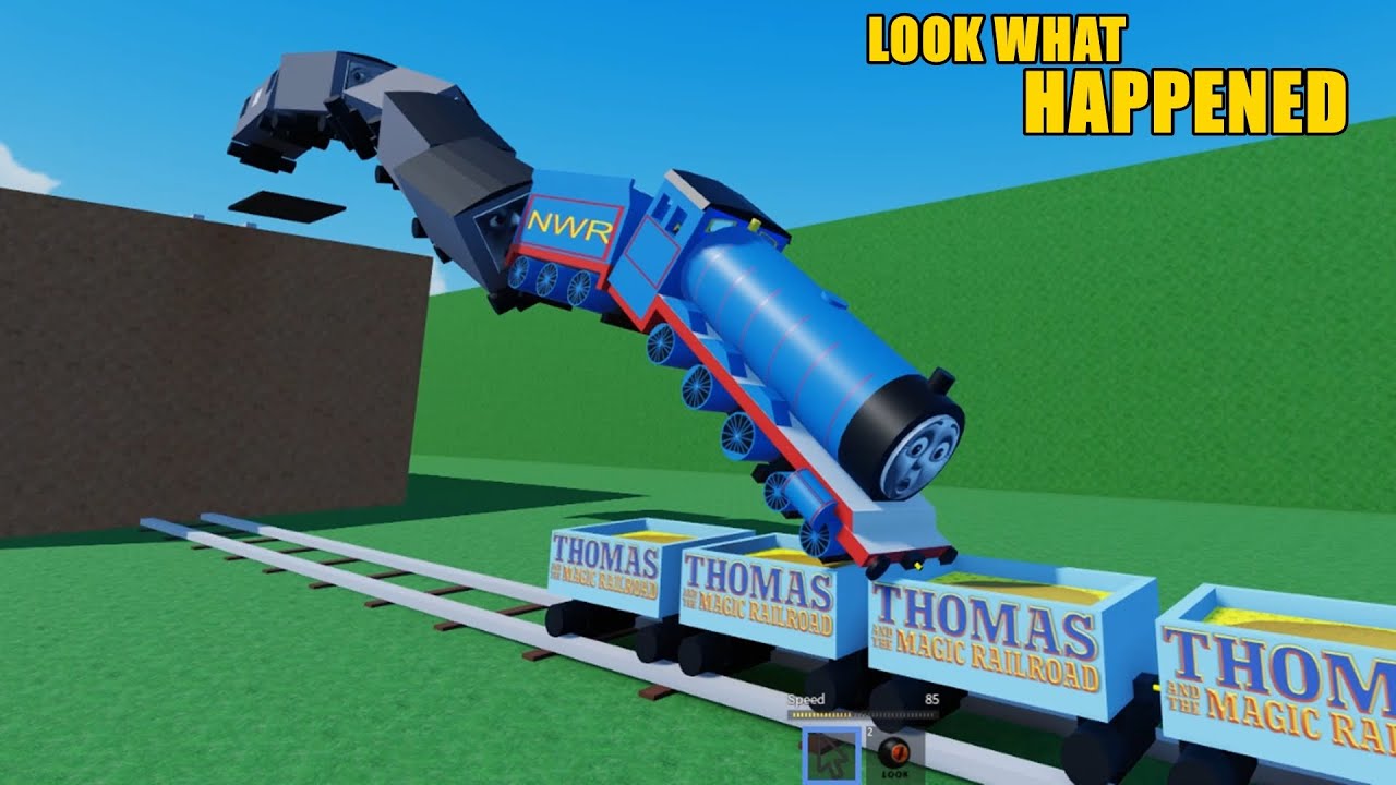 Thomas Was Going Too Fast and Flew Into the Air – Magic Railroad Crash Gone Wrong!