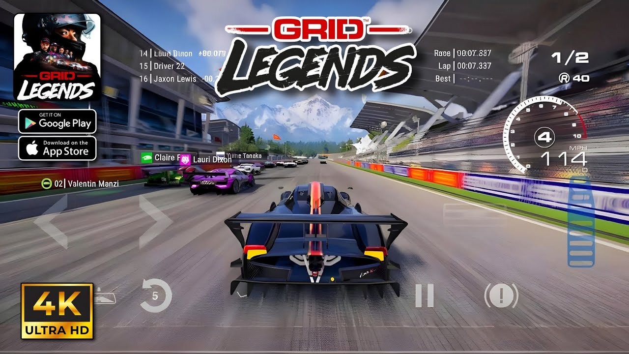 Grid Legends Max Graphics Pagani Zonda Gameplay [4K60FPS]🔥
