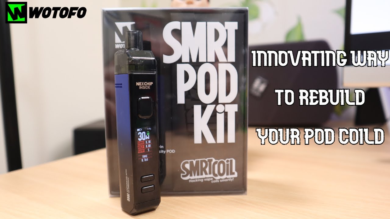 Wotofo SMRT Pod Rebuild Your Own Coils Tutorial!!