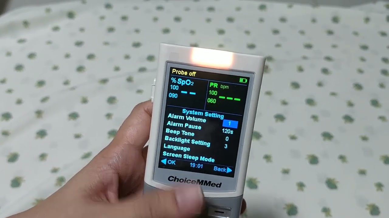 ksk greenmedical #EP16 #วิธีตั้งค่าเครื่องวัดออกซิเจนปลายนิ้ว ChoiceMMed รุ่น MD300M