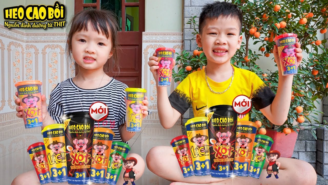 Món Quà Xúc Xích Lắc Heo Cao Bồi 3+1 Của Mẹ | Gia Đình Là Số 1 | Bé Chi TV