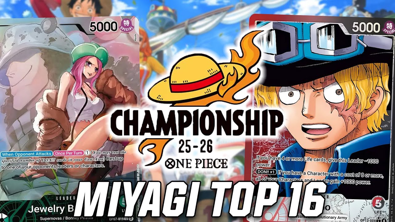 [EB03] OP13 Сабо против OP07 Бонни || MIyagi Сезон 2 CS Топ 16 One Piece Коллекционная карточная ...