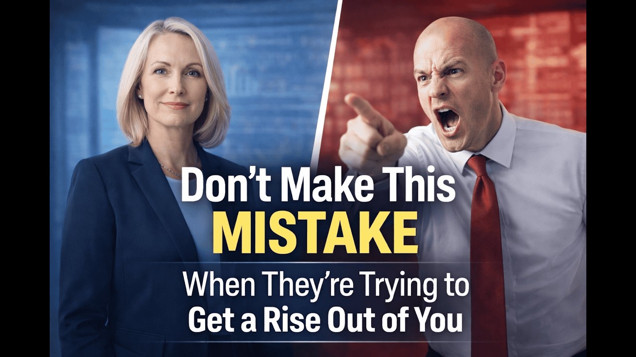 Don't Make This MISTAKE When They're Trying to Get a Rise Out of You