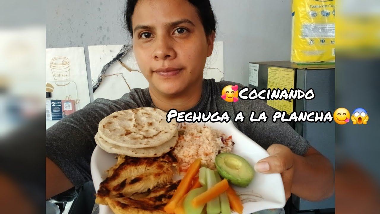 😱Cocinando pechuga ala plancha con Nehe en el salvador 🥰🥰😋🇸🇻