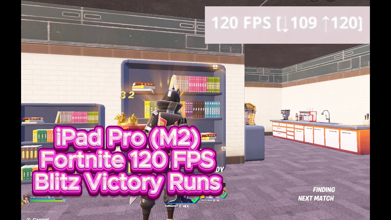 Can iPad Pro (M2) Do 120 FPS on Fortnite Blitz Mode? Victory Royale Wins #120FPS #fortnite #ipad