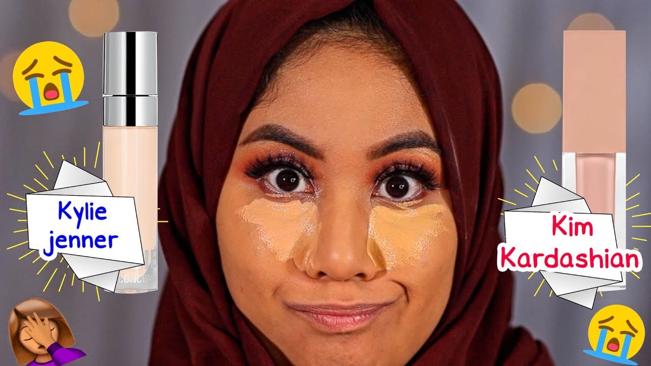 مقارنة بين مكياج كايلي جينر ومكياج كيم كارداشيان #تجارب