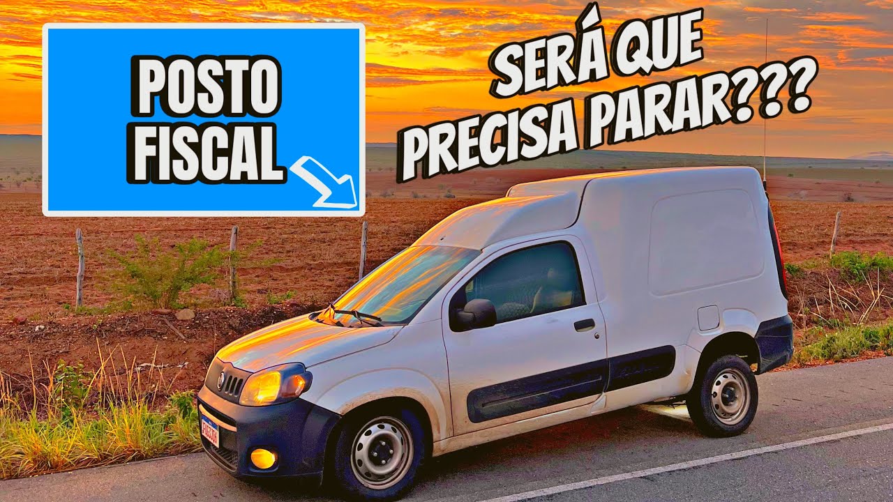 ROTA NORDESTE - FIORINO PARA NO POSTO FISCAL? PEGUEI UMA CHUVA FORTE NA BAHIA 😱