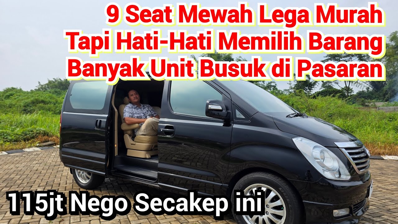 Mobil Bisa Muat Semua Keluarga yang Murah tapi Nyaman Lega Mewah | Hyundai H1 Automatic 2011 #real