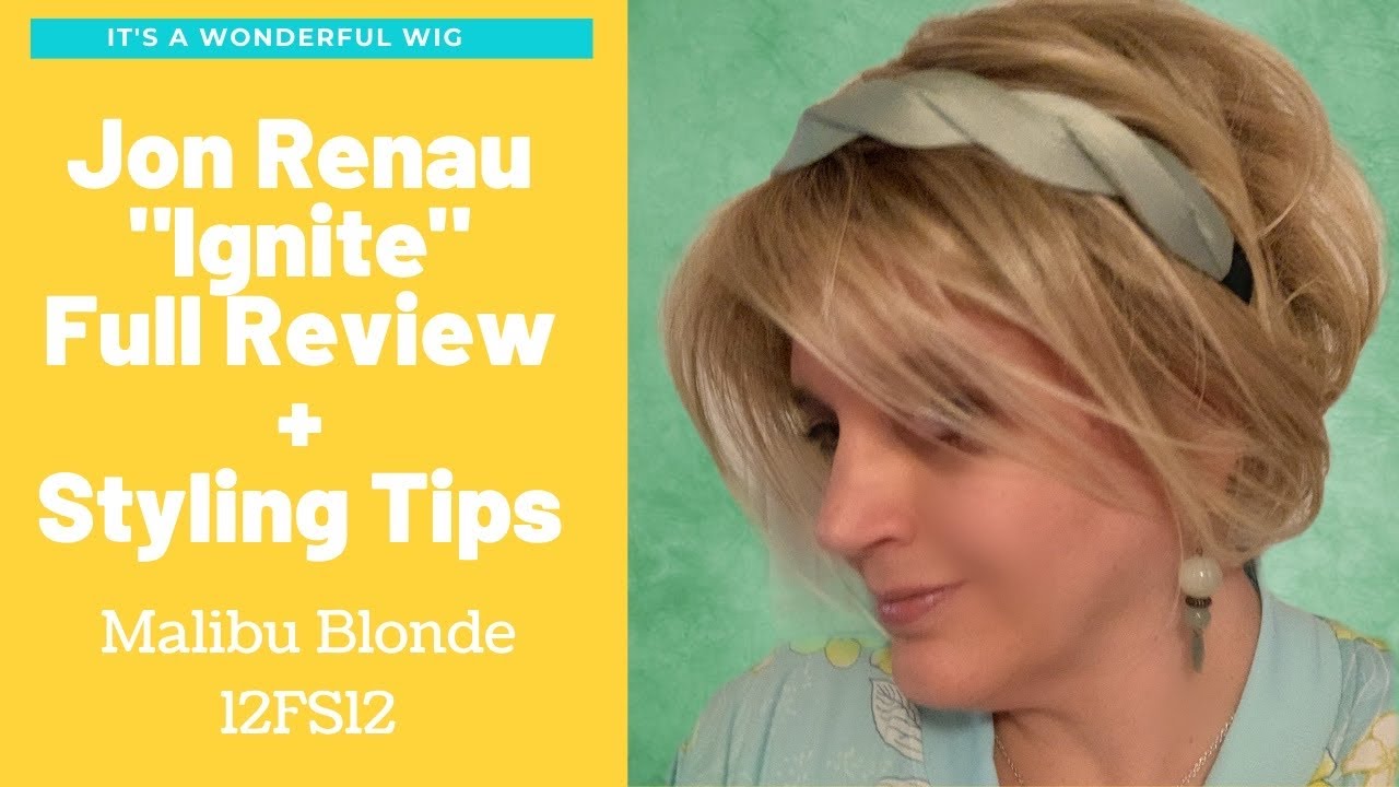 Ignite by Jon Renau Wig Review | Color Malibu Blonde 12FS12