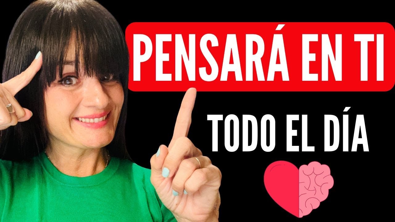 ESTO provoca que NO PUEDA DEJAR DE PENSAR EN TI (aunque intente olvidarte) 😍