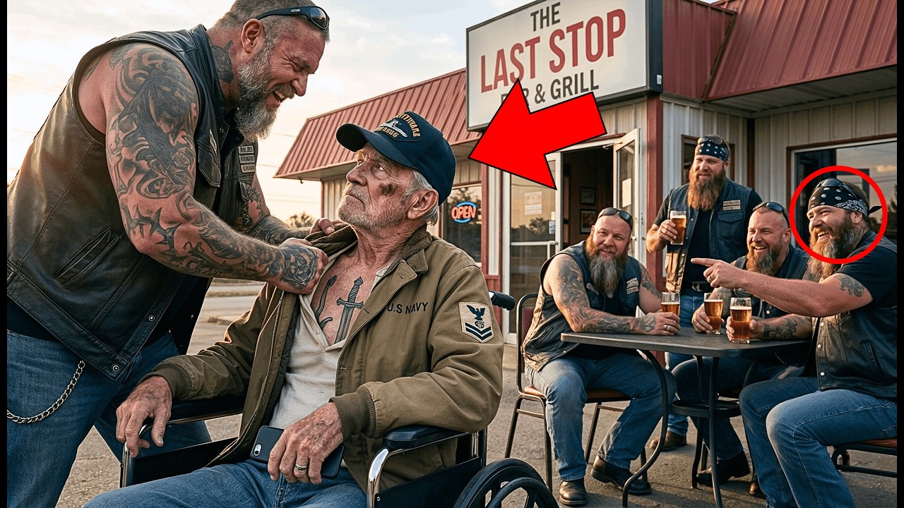 Bikers Messed With an Old Disabled Veteran — 20 Minutes Later, Navy SEALs Showed Up