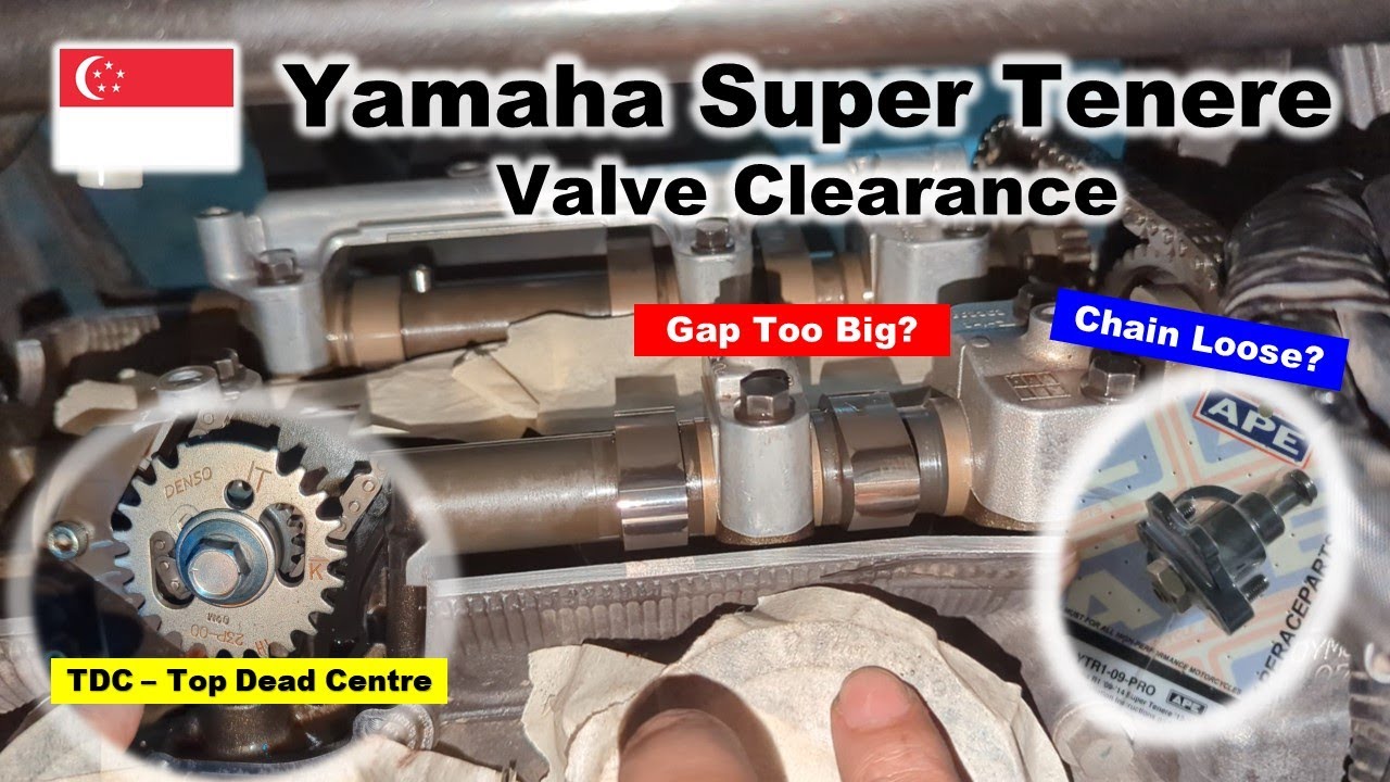 Зазор клапанов | Натяжитель цепи распредвала | Восстановление Yamaha Super Tenere [Часть 12]