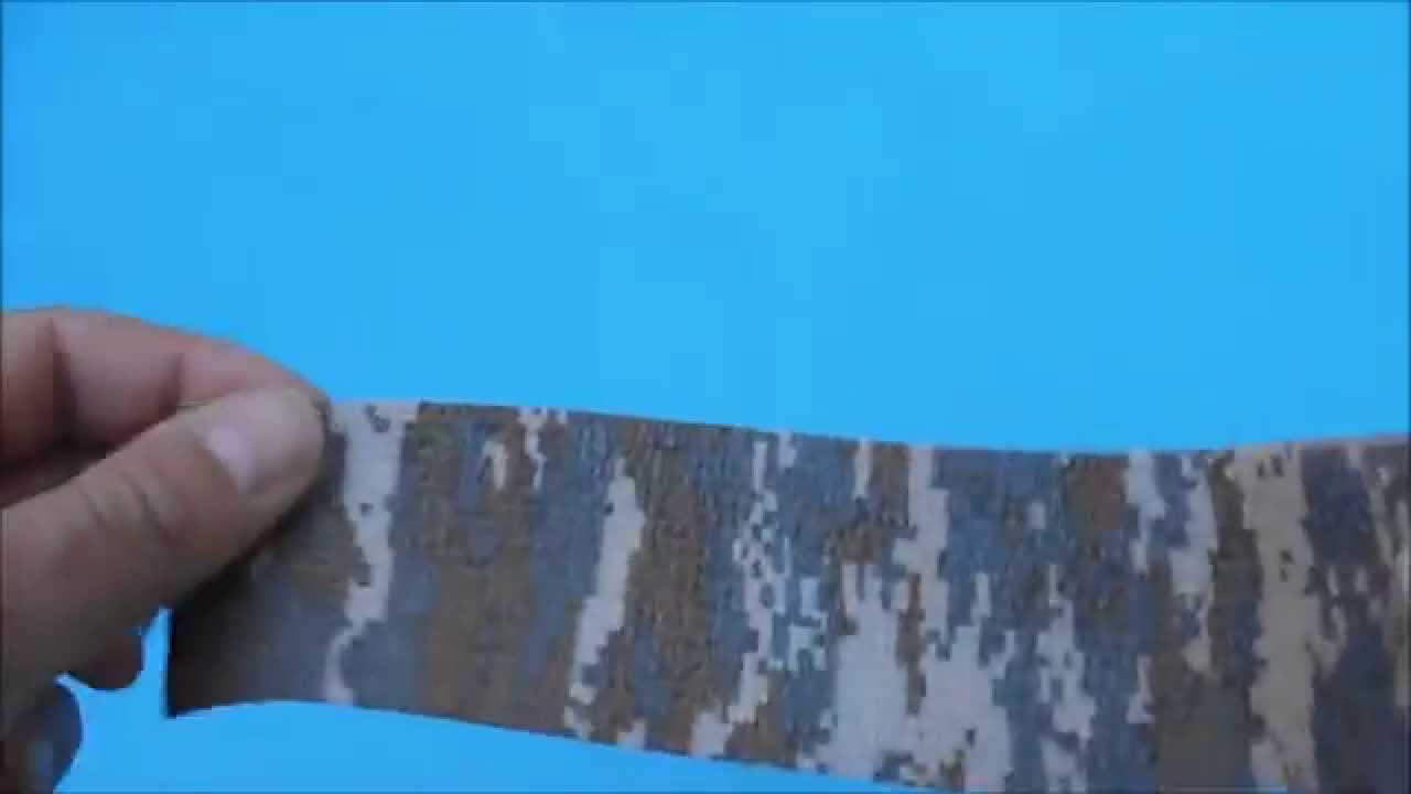 Unboxing camo tape / maskovac&iacute; p&aacute;ska.   By Aliexpress.com